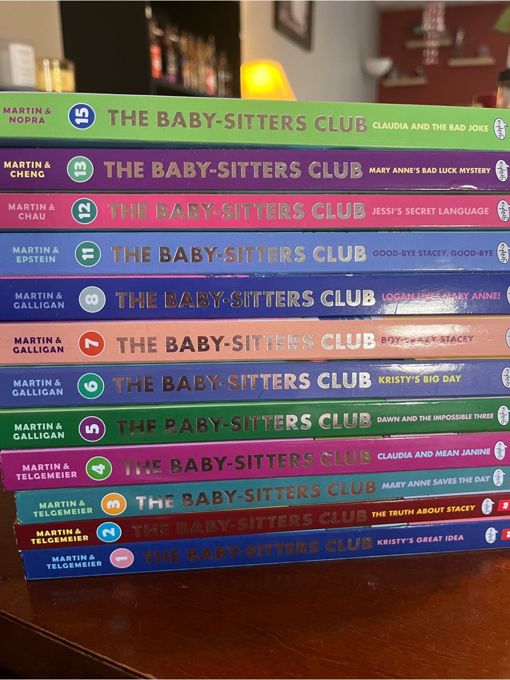 The Baby-Sitters Club Paperback Book Lot - Colorful Spines